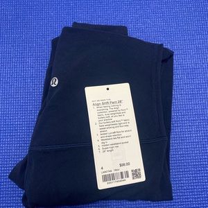 Align SHR pant 28” true navy size 4